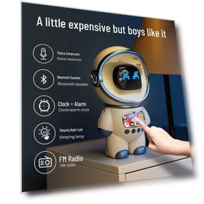 Smart Bluetooth Speaker with AI — Portable Audio, ElectroCN