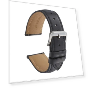 Smooth Leather Watch Strap — Bands, GOALMART