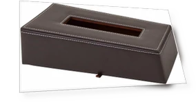 Stylish Leather Style Smart Tissue Box — Boxes, SOLT Japan Market