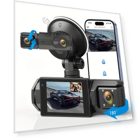 3-Channel WIFI Dash Cam — Dashboard Cameras, MDH