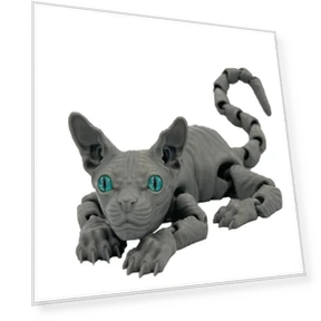 3D Printed Hinged Sphinx Toy — Plushies, Winnerer Sun