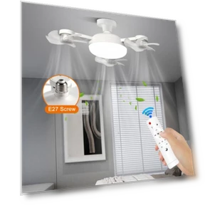 Ceiling Fan with 3-Color Temperature, Adjustable Brightness — Ceiling Fan Lighting Solutions, dooob
