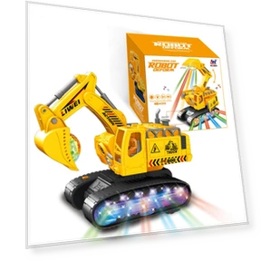 Electric Excavator Toy Robot — Construction Kits, Featured toys