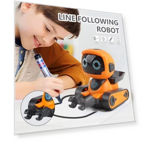 Line Following Robot Toy — Construction Kits, amydeal