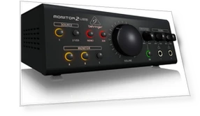 Monitor Controller with USB Audio Interface — Powered Mixers, Behringer