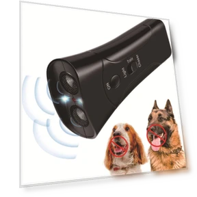 Portable Dual-Head LED Dog Repeller with Flashlight and Bark Control — Anti-Bark Training Devices, AI Supermarket