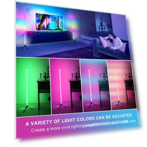RGB Sound-Activated USB Floor Lamp — Creative Lighting Solutions, TrendVibeCN