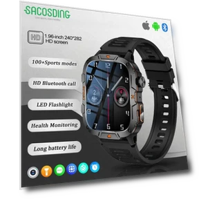 Rugged Smartwatch for Men — Smartwatches, SACOSDING