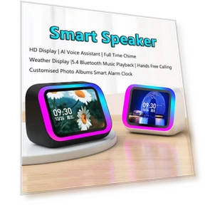 Smart Bluetooth Speaker with Large Screen — Portable Audio, ZJM Mall