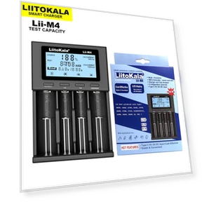 Smart Charger for 18650/26660 Batteries with LCD Display and Capacity Tester — Chargers, Liitokala