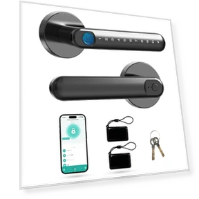 Smart Electronic PIN Card with Fingerprint — Smart Home Security, AniWorld