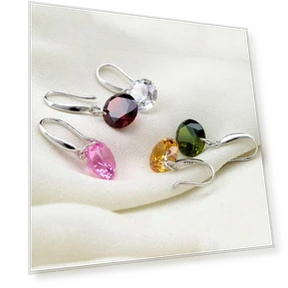 Smart Round Earrings with Hooks — Smart Jewelry, Zoeneed
