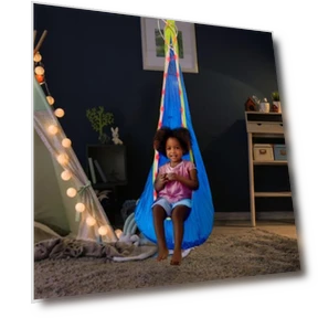 Therapeutic Swing Set with LED Strip — Porch Swings, Cafandy