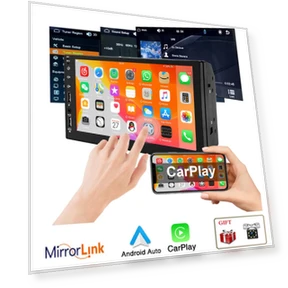 7-inch CarPlay Android Auto HD Multimedia MP5 Player — Stereo Receivers, icreative