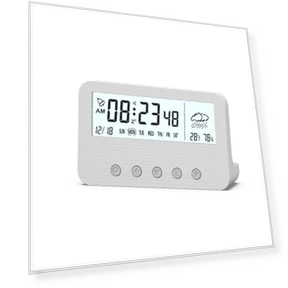Digital Alarm Clock with Temperature and Humidity Display — Alarm, Alarm Clock