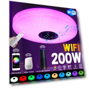 Modern RGB LED Ceiling Light — Overhead Lighting, Pro DIY Tool