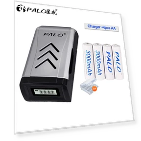 Rechargeable AA Batteries with Smart Fast Charger — Batteries, PALO