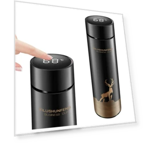 Smart Temperature Display Thermos — Travel Drinkware, Environmentally Reusable PD