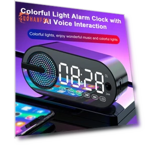 Smart Wireless Speaker with Dual Alarm — Portable Audio, Smart IT
