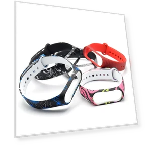 Colorful Soft Silicone Strap — Bands, Smartwatch Accessories