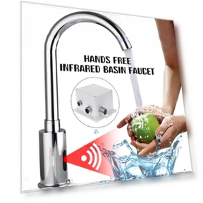 Infrared Sensor Faucet — Hands-Free Faucets, Crown Global