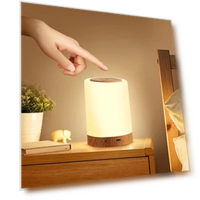 LED Bedside Lamp — Desk & Table Lighting, Global Cozy Life