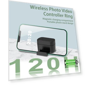 Remote Control Ring for Long Distance, Bluetooth-Compatible Professional Phone Tripod — Selfie Sticks, Enjoy Smart Home