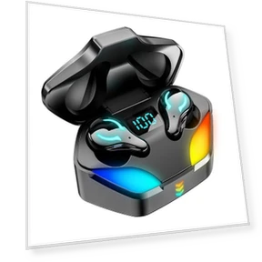 RGB TWS Wireless Bluetooth Earbuds — In-Ear Headphones, Junmaocun