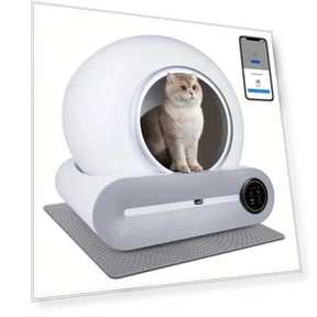 Self-Cleaning Litter Box with Wi-Fi — Waste Bins, ZEKS