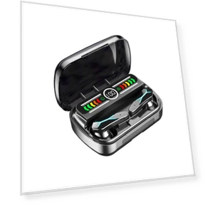 Wireless Earbuds with LED Display — Headsets, Junmaocun