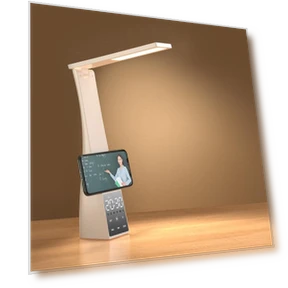 LED Desk Lamp with Alarm Clock — Alarm, SKIYER-2