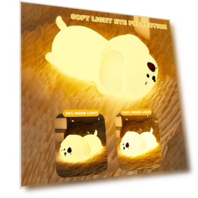 Silicone Night Light with Auto-Off Timer — Night Lights, Pleasure Holiday
