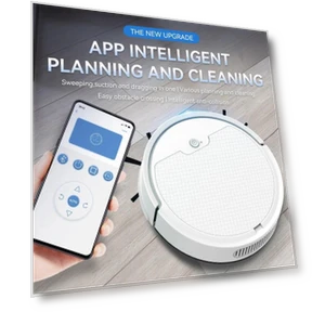 Super Quiet Smart Household Robot Vacuum — Smart Cleaning Robots, SKIYER