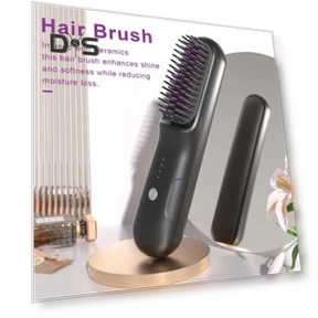 Wireless Hair Straightening Brush — Hair Styling Essentials, Enjoy Smart Home