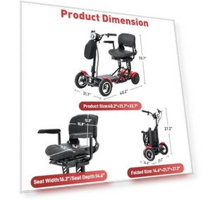 All-Terrain 4-Wheel Foldable Electric Scooter — Push Scooters, WTRAVEL