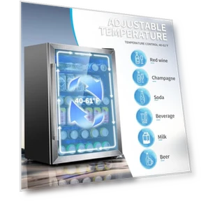 Beverage Refrigerator — Drink Coolers, Antarctic Star