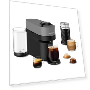 Coffee and Espresso Maker with Milk Frother — Coffee & Espresso Combos, Nespresso