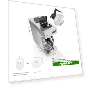 Commercial Drip Coffee Maker — Professional Coffee Equipment, NUPANT