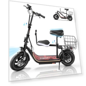 Electric Scooter with Seat — Electric Self-Balancing Scooters, Caroma