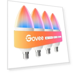Smart LED Candelabra Bulb — Incandescent, Govee