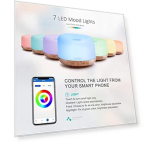 Smart Wi-Fi Essential Oil Diffuser — Diffusers, ASAKUKI