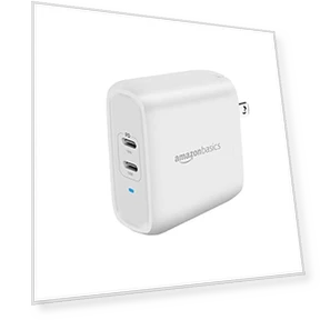 Two-Port USB-C Wall Charger — Chargers, Amazon