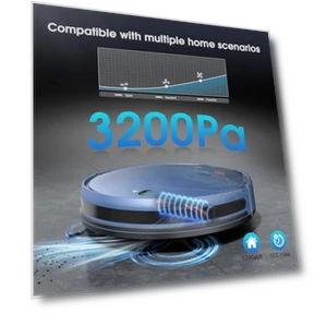 2-in-1 Robotic Vacuum and Mop — Smart Cleaning Robots, SHELIKI