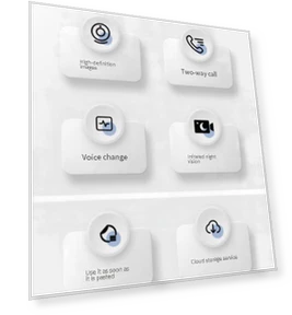 HD Night Vision Intelligent Visual Doorbell — Smart Home Security, Tuya