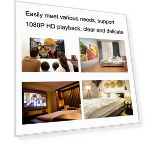 Home LED HD Smart Compact Projector — Home Theater Projectors