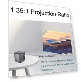 Mini Smart Touch Bluetooth Projector — Home Theater Projectors