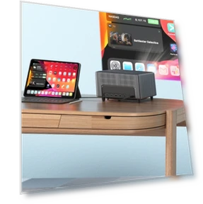 Portable Mini LCD LED Smart Projector — Home Theater Projectors