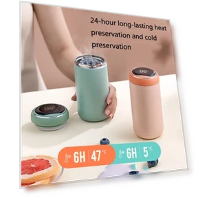 Stainless Steel Smart Vacuum Flask — Flasks