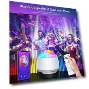 Star Light Projector with BT Wireless Speaker — Projection Effects, Bolong