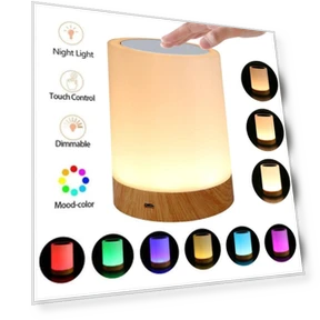 Bedside Touch Lamp — Night Lights, XuYiEC